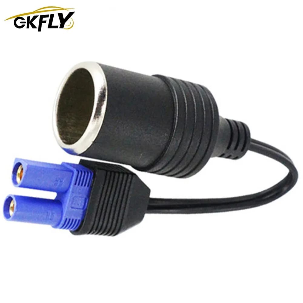 GKFLY Adattatore per accendisigari Connettore elettrico EC5 Adattatore 12V DC per avviamento di emergenza per auto Dispositivo di avviamento per auto 800A Jump Start