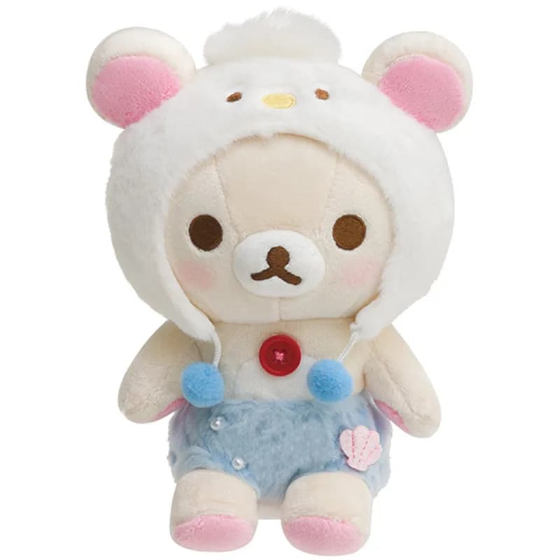 Kawaii Penguin Hat Shell Rilakkuma peluche bambola peluche orso peluche simpatici peluche giocattoli per bambini per ragazze regalo per bambini