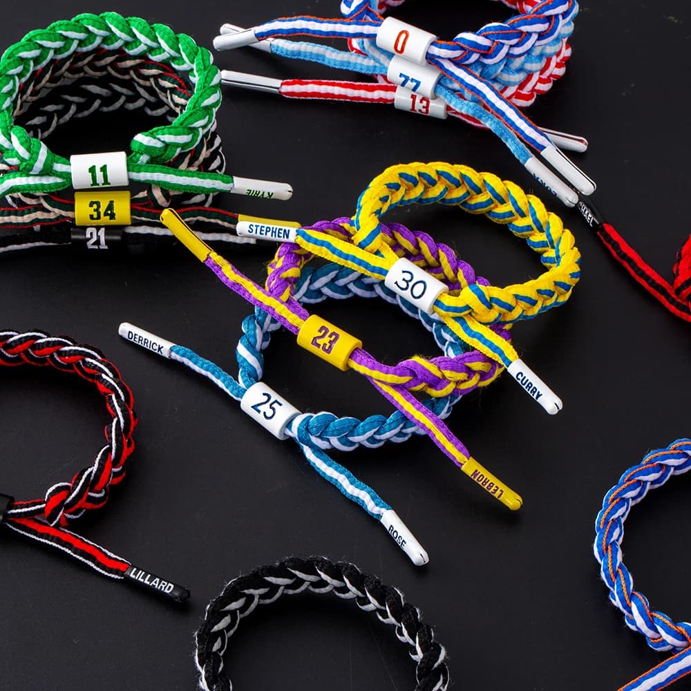 Nuovo braccialetto con ciondoli per l'amicizia squadra di basket James Kobe braccialetto in corda braccialetti regolabili donna uomo gioielli desiderio fortunato