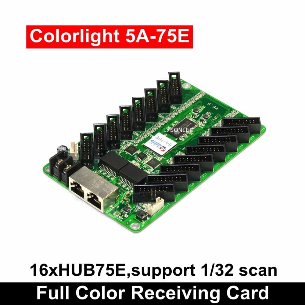 Colorlight Scheda ricevente 5A-75E a colori 16 porte Hub75E Controller schermo video LED