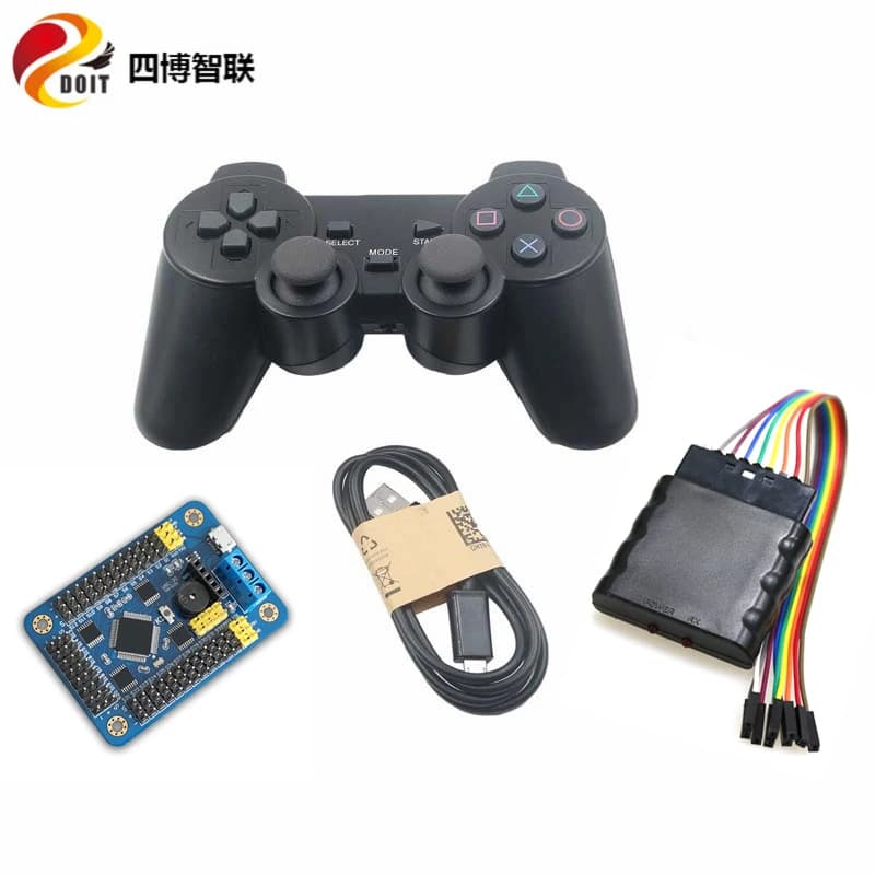 SZDOIT Scheda di controllo servo a 32 vie + Kit ricevitore controller wireless PS2 Parti del servo controller robot RC per Arduino