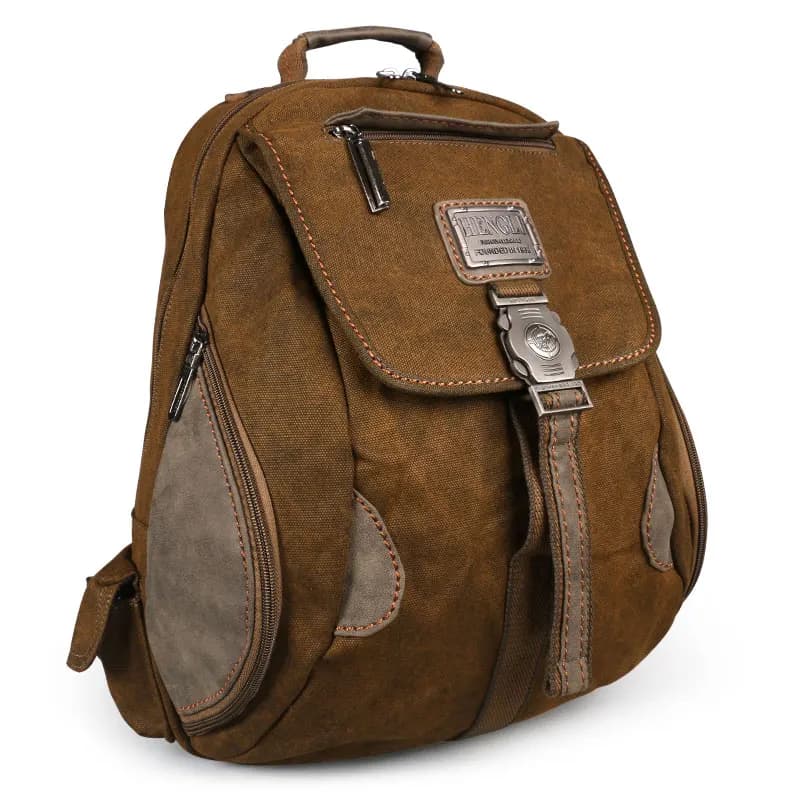 Backpack Retro Canvas Vintage Backpack Men Teenage Boys Backpacks Students School Bag Travel Zipper Rucksack Men's Backpack