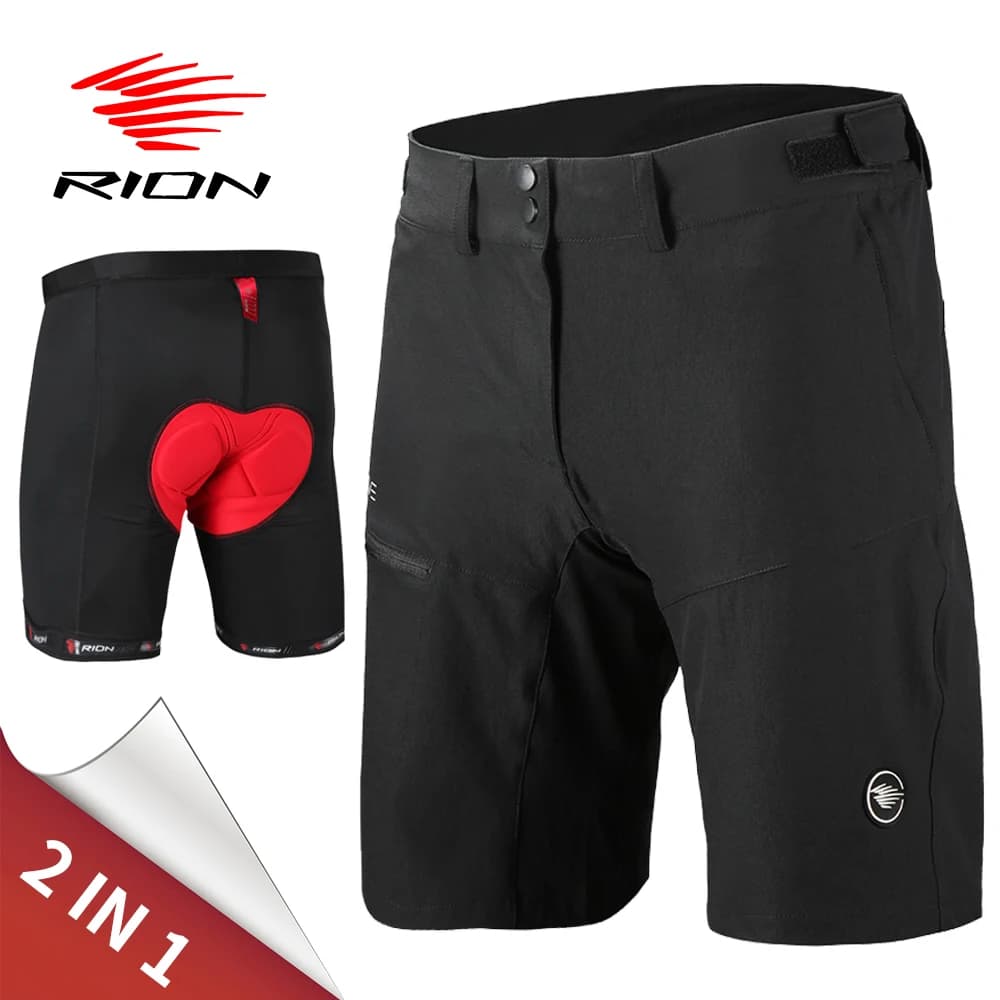 RION cycling shorts man Pro underwear padded 5 hours MTB Mountain Bike bicycle clothing Quick Dry breathable outdoor bike