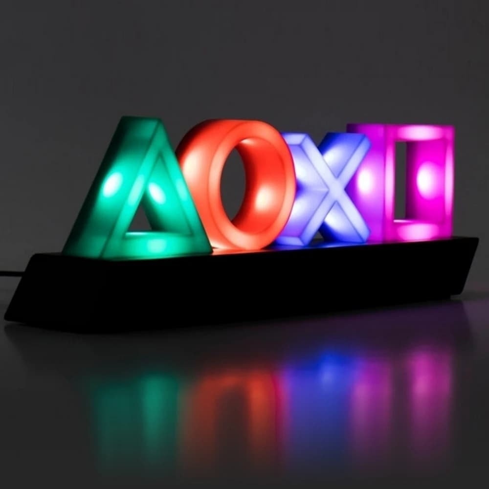 Lampada icona di gioco colorata per PS4 Mood Flash Sound Control insegna al Neon luce USB Power/batteria alimentata Bar Club KTV decorazione da parete