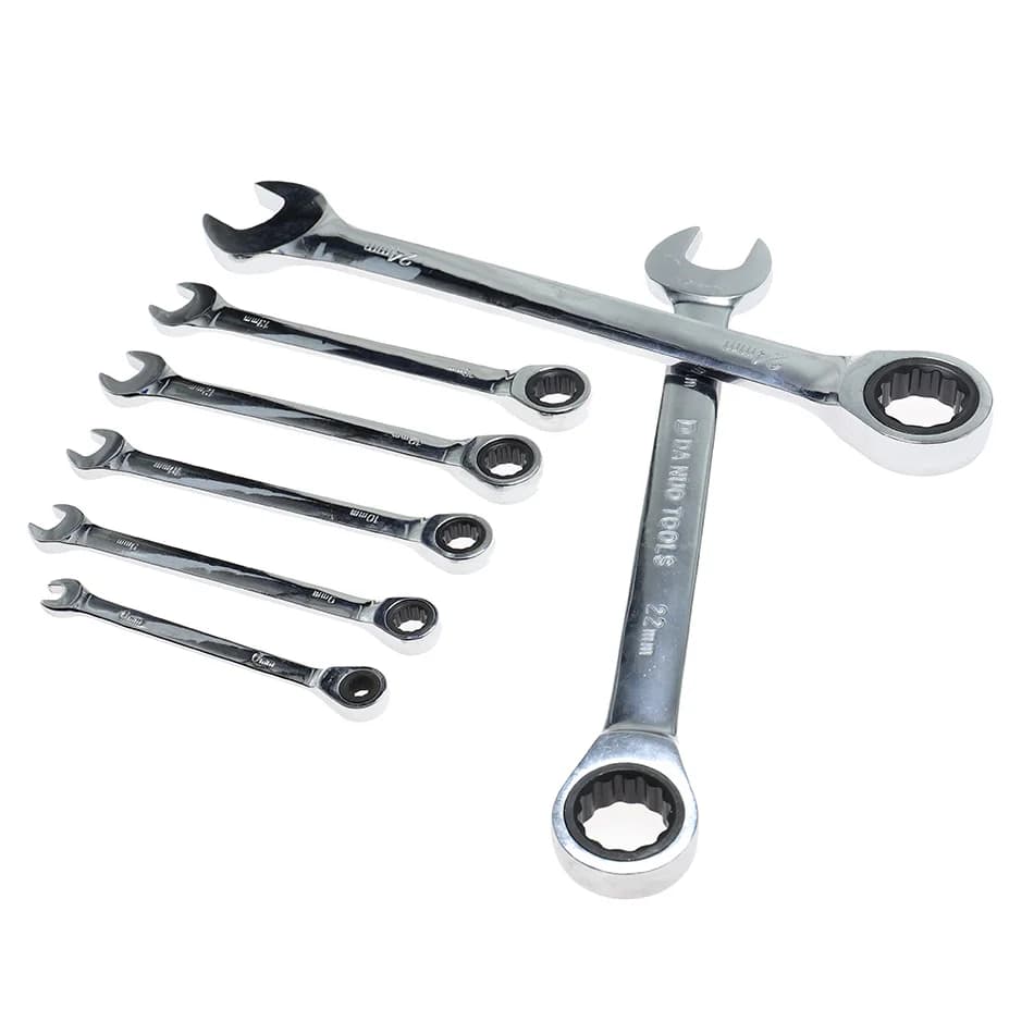 1 pz doppio uso combinazione a cricchetto chiave metrica dente ingranaggio anello coppia e chiave a bussola set strumenti dado per riparazione auto