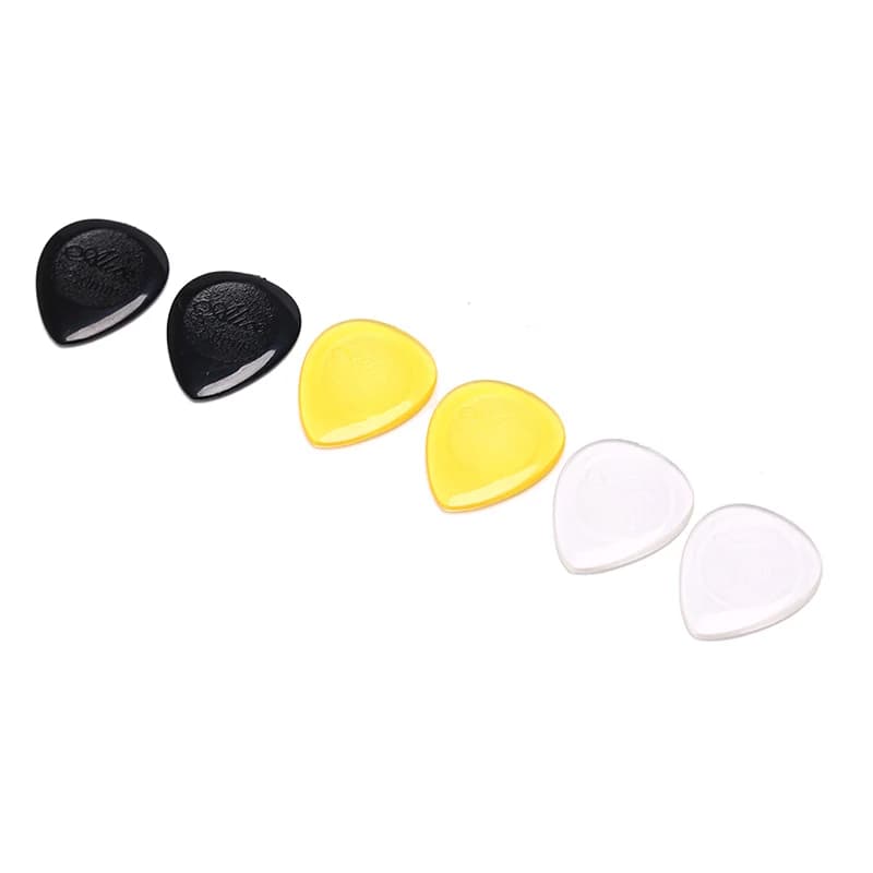 6 pezzi plettri per chitarra plettri per chitarra Dunlop Tortex Bass Mediator per chitarra elettrica acustica addensare Dunlop Tortex plettri per chitarra