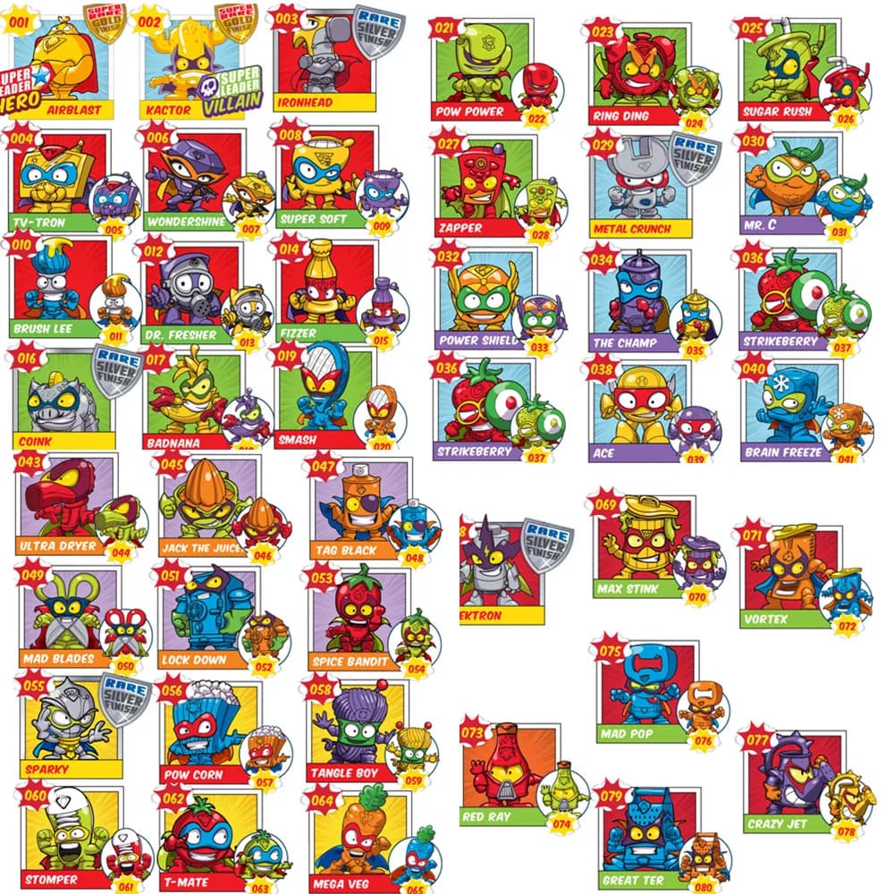 44 pz/set Superzings Personaggi Adesivi per I Bambini Del Bambino Che Giocano Giocattolo Del Fumetto Superthings Pegatinas per la Decorazione Del Partito