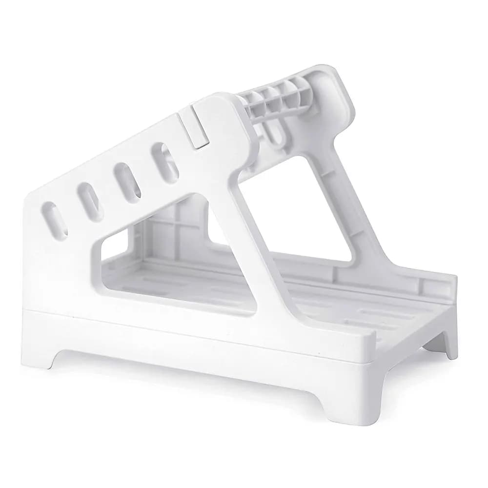 Porta etichette per etichette 4x6 Rotoli stampante Etichette pieghevoli 2 in 1 Lavoro per desktop Dispenser di etichette adesive staccabili