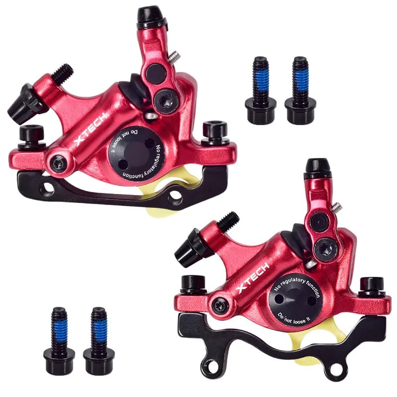 ZOOM Freno a disco idraulico per bicicletta MTB Mountain Road Bike Bicicletta Linea olio idraulico Tirando freno a disco XTECH HB100 Anteriore e posteriore
