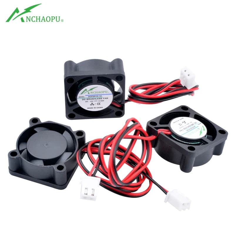 ACP2510 Ventola da 2,5 cm 25 mm 25x25x10 mm DC5V 12 V 24 V 2 pin Piccola ventola di raffreddamento idraulica adatta per router proiettore microattrezzatura