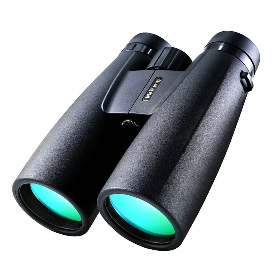 Binocolo professionale 12x50 Potente telescopio portatile Caccia da campeggio HD Impermeabile Bak4 FMC Lente ottica Originale Maifeng