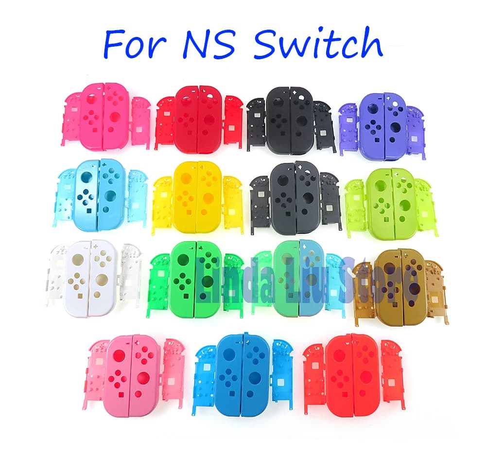 Set di 1 guscio di ricambio per controller Switch, cover sinistra e destra con telaio centrale