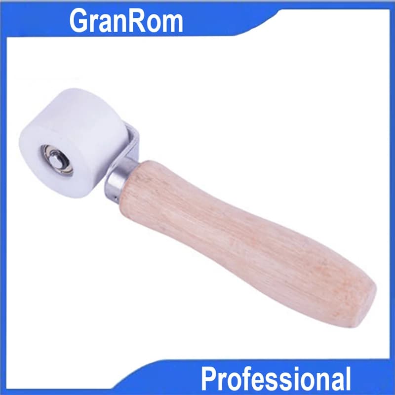 Rullo di pressione per fluoraggio a quattro tenuti in mano da 20 mm, resistente alle alte temperature, per accessori per saldatore a membrana in plastica ad aria calda con pistola termica