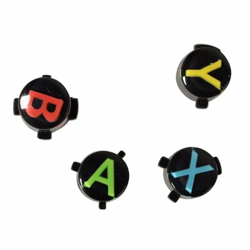 4pcs riparazione parte sostituzione pulsante kit per Microsoft XBOX un Controller Wireless xbox un Gamepad ABXY Logo Set accessori