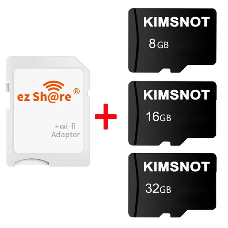 ezshare Adattatore per scheda SD WIFI Lettore di schede TF Microsd wireless Scheda di memoria Scheda Micro SD da 4 GB 8 GB 16 GB 32 GB