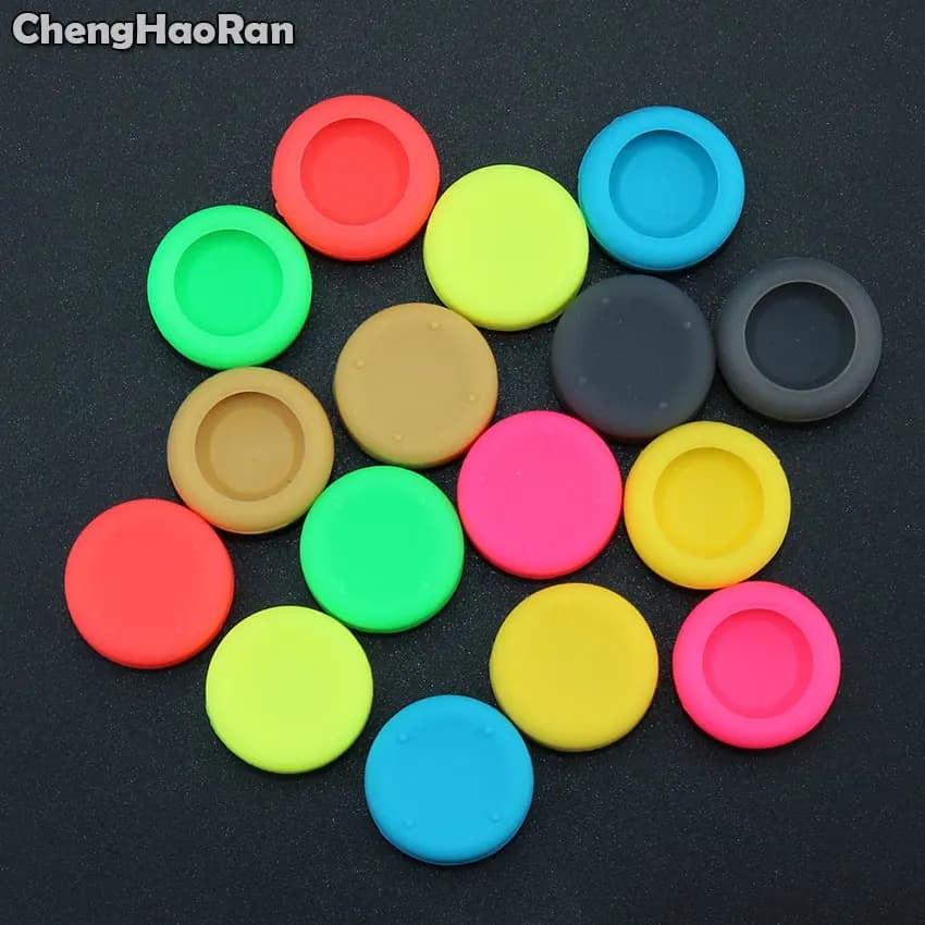 ChengHaoRan 2 pz Silicone Anti-Slip Migliorato Thumb Stick Cap Per Nintend Switch NS NX Joy-Con Controller Joystick Grips copertura