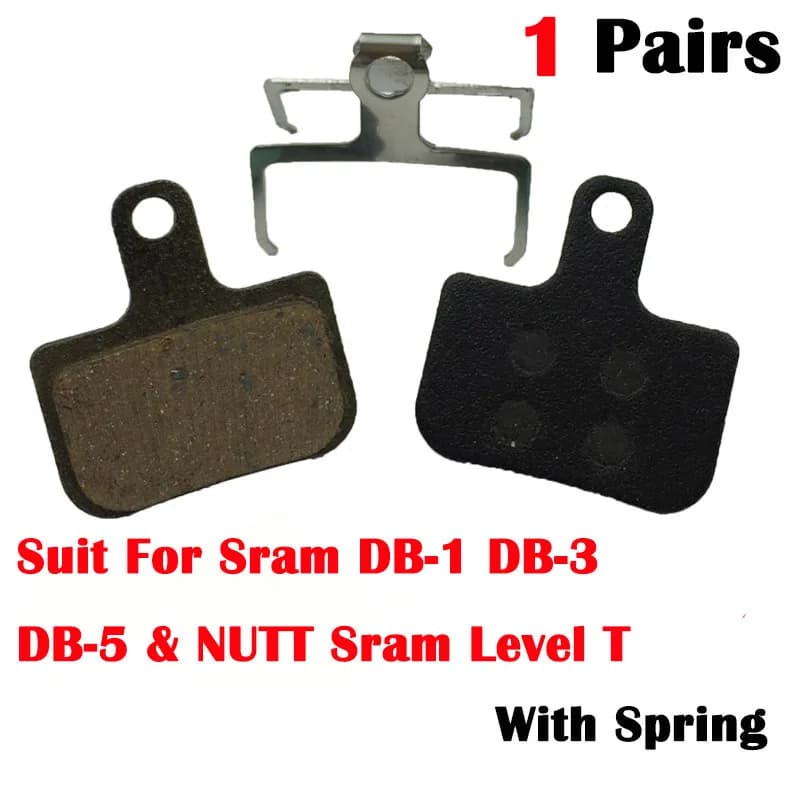 Pastiglie freno a disco in resina per MTB, compatibili con SRAM Level NUTT DB-1 DB-3 (1 paio), adatte anche per freni a disco NUTT DB-5 e pastiglie freno SRAM Level T.