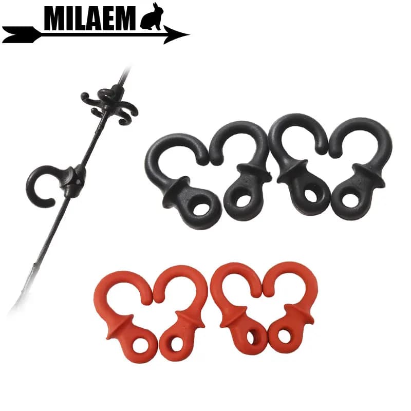 4 pezzi tiro con l'arco composto arco stabilizzatore stringa ammortizzatore coda di scimmia stabilizzatore di gomma smorzatore di vibrazioni accessori da caccia