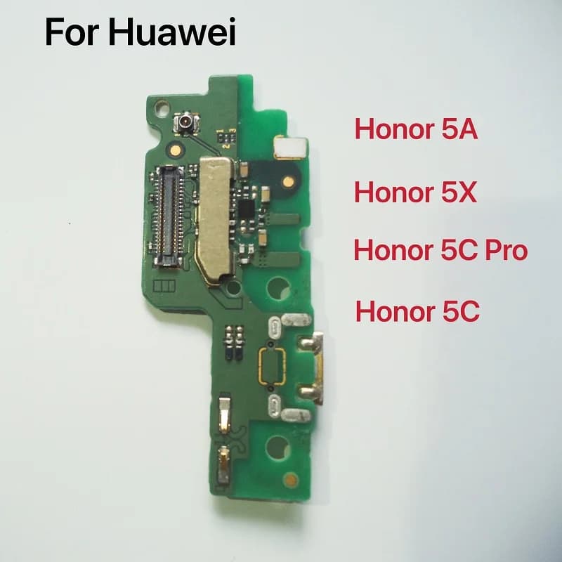 Nuovo modulo microfono + parti del connettore del cavo flessibile della scheda della porta di ricarica USB per Huawei Honor Play 5A 5C Pro 5X sostituzione