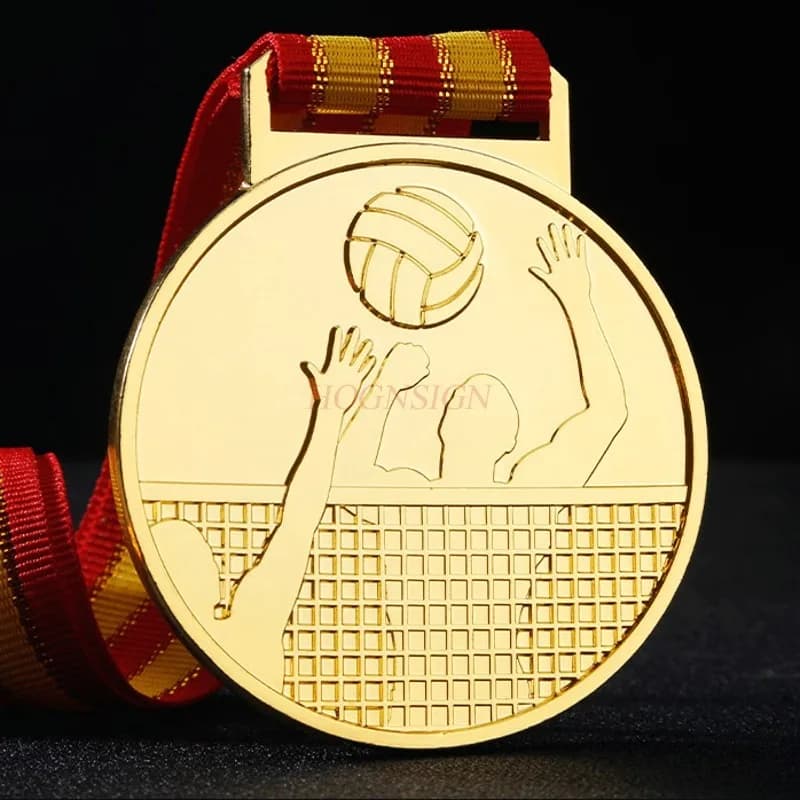 Medal General Volleyball Medal Listed Marathon Race Basketball Games Gold Medal Prize for Metal Students