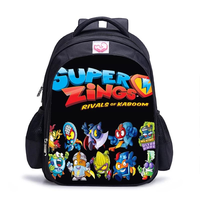 Borse da scuola per bambini Super Zings da 16 pollici Zaino ortopedico Scuola per bambini Ragazzi Ragazze Mochila Infantil Catoon Borse regalo