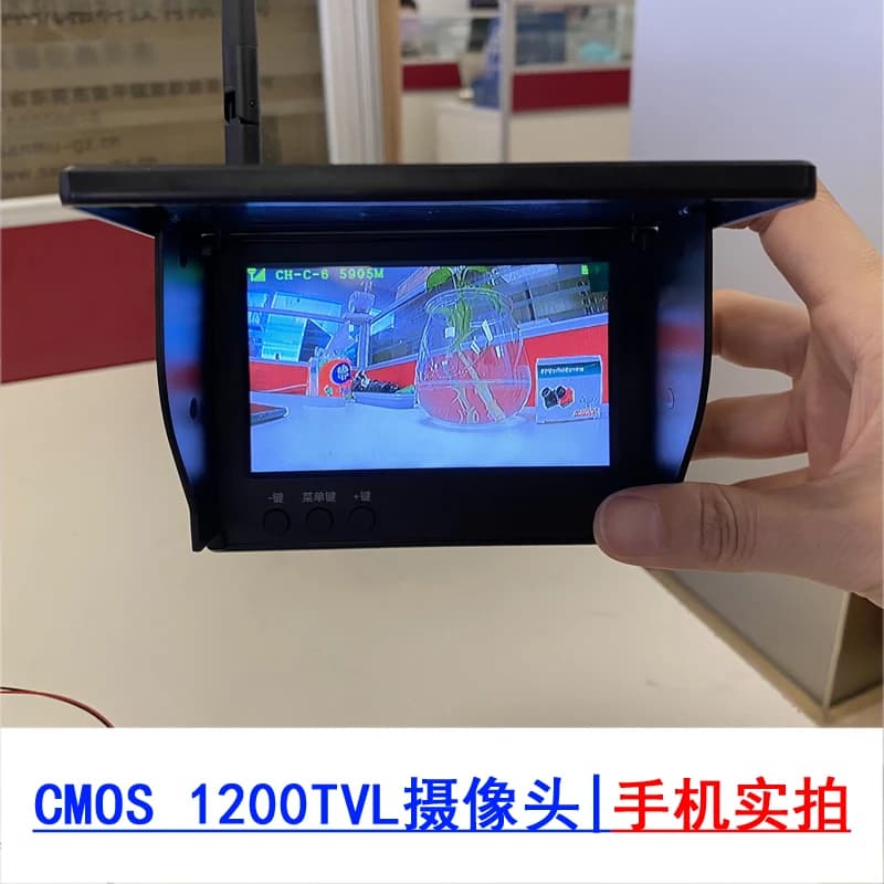 5.8G 48CH 4.3 FPV Monitor Dual FPV antenna monitor 480x272 Build-in Video View Battery for RC Drone