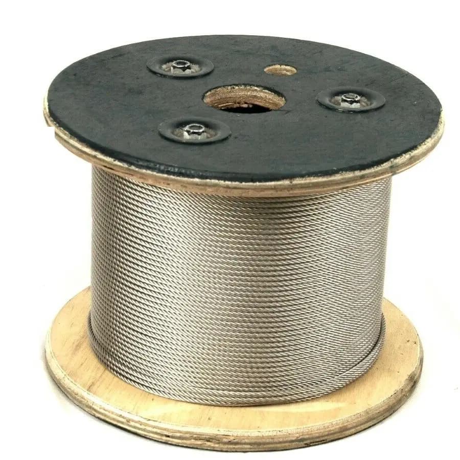HQ 3MM 316 Marine Grade acciaio inossidabile fune balaustra Decking ombra vela Rigging cavo 7X7 7X19 1X19 struttura