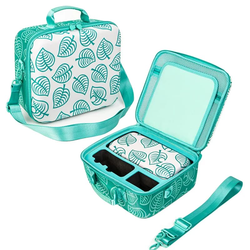 Borsa portaoggetti Deluxe per Nintendo Switch, custodia Deluxe con maniglia, tracolla, adatta agli accessori per interruttori, animali