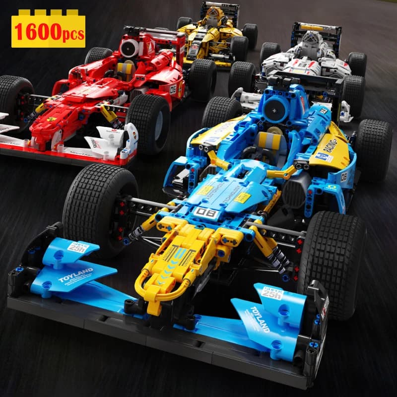 DISPONIBILE - Modellino Tecnico da Costruire 1:8 Auto da Corsa MOC - Mattoncini Educativi per Auto Sportive - Giocattoli di Natale per Ragazzi - Set Regalo