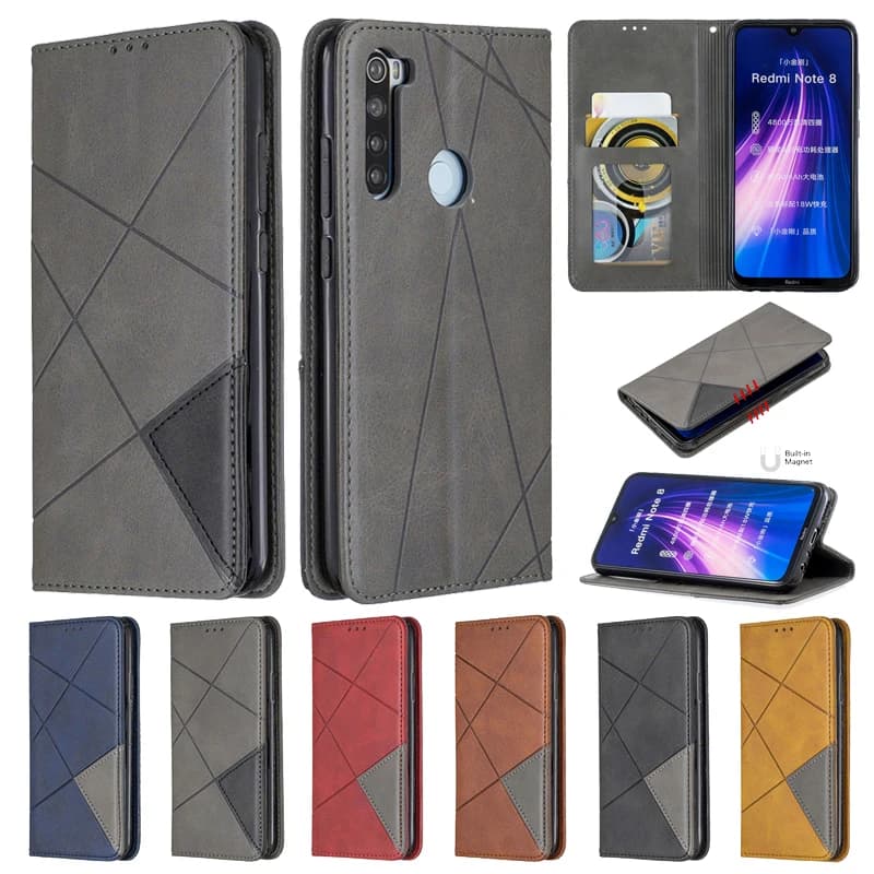 Redmi Note 8 2021 Case For Redmi Note8 Pro 8T 8Pro Cover Case Magnet Flip Leather Capa For Xiaomi Redmi8 A 8A Wallet Funda Etui