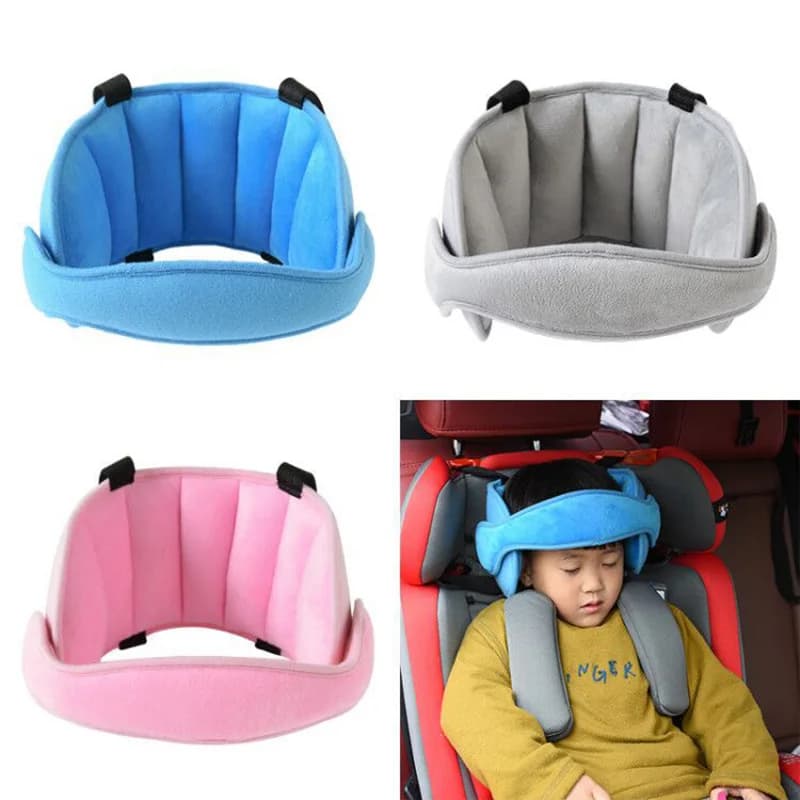 Cintura di Fissaggio per Seggiolino Auto per Bambini, Supporto per la Testa del Neonato, Protezione per la Testa del Bambino, Aiuto per il Sonno del Bambino