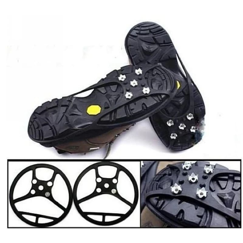 Ramponi da ghiaccio per arrampicata all'aperto Pattini Magic Spiker Ice Gripper Stivali da neve Impugnature - Accessori per calzature antiscivolo durevoli