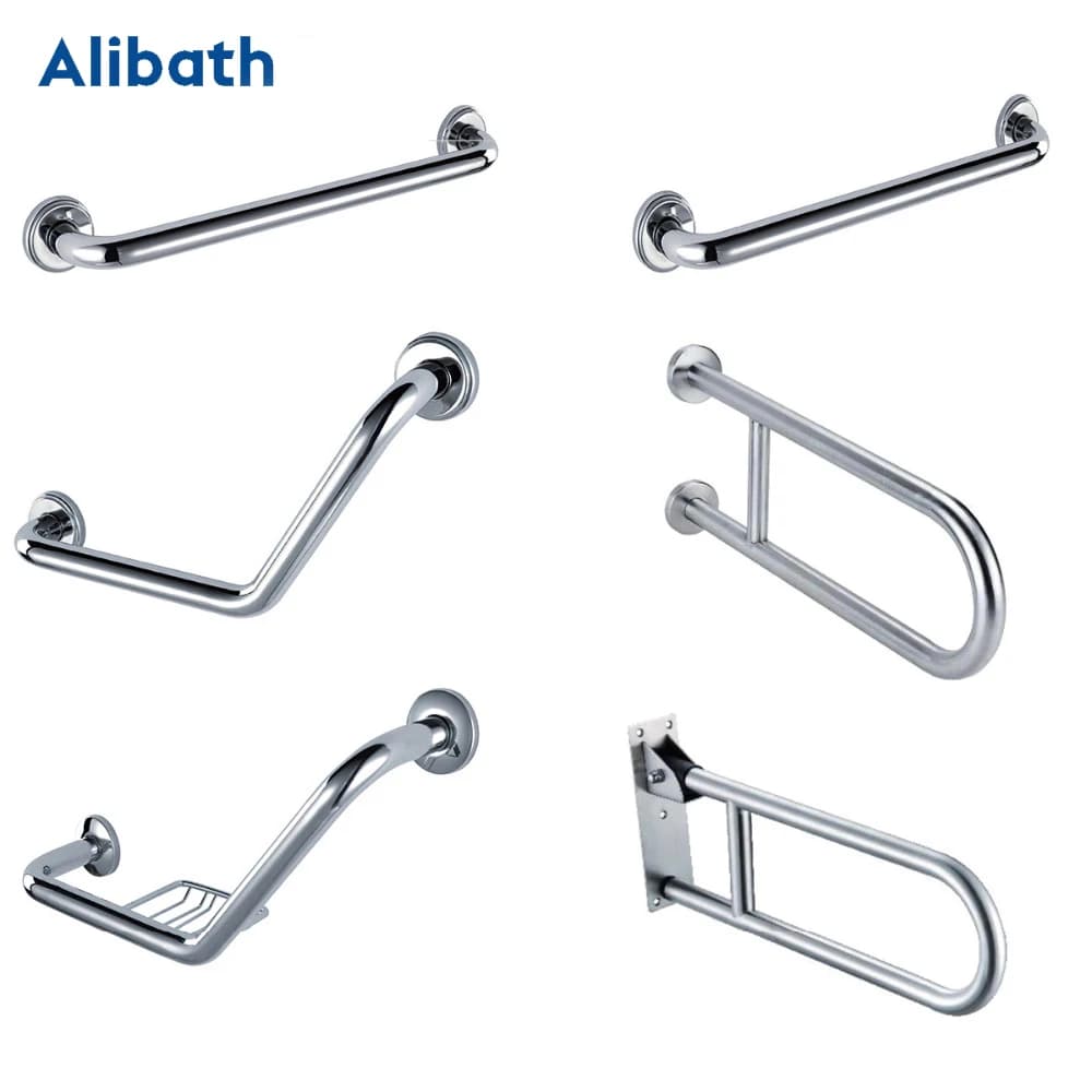 35/40/45/50/60/70/80 centimetri In Acciaio Inox Vasca Da Bagno Corrimano Afferrare bar Doccia Impugnatura di Sicurezza Asciugamano Rack Hot Selll.