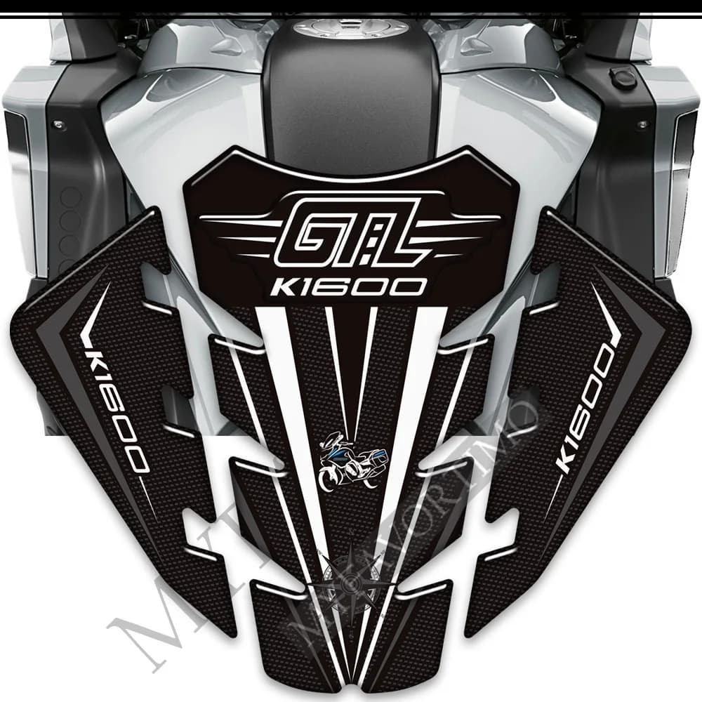 Moto Per BMW K1600GTL K1600 K 1600 GTL Rilievo del Carro Armato Decalcomanie Adesivi Protezione Ginocchio 2015 2016 2017 2018 2019 2020 2021