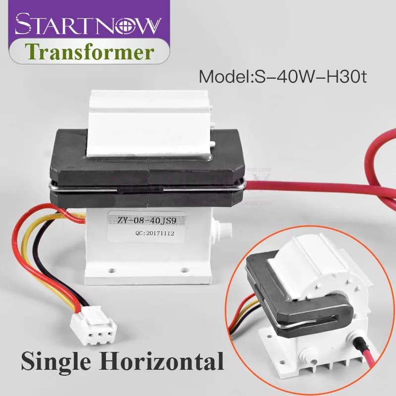 Startnow modulo trasformatore Flyback ad alta tensione da 40W per macchina da taglio per incisione 30/40/45/50W 110V/220V CO2
