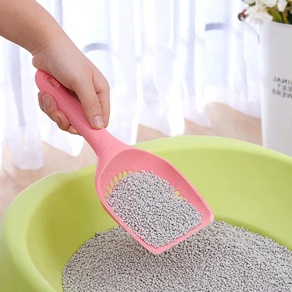 2pcs Cat Litter Shovel Pet Cleanning Tool Plastic Scoop Cat Sand Cleaning Products Toilet For Dog Food Spoons Cat Supplies