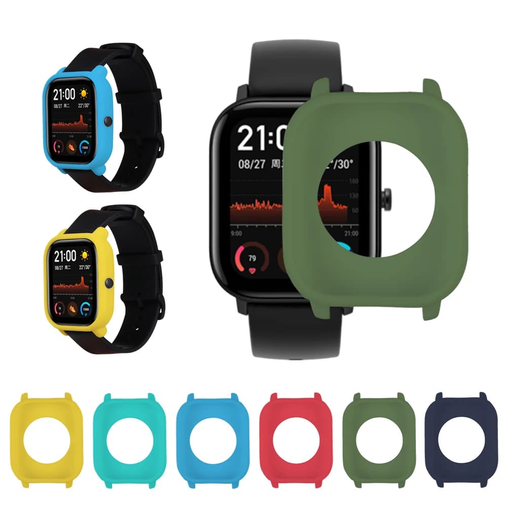 Custodia in silicone per Amazfit GTS Smart Watch Custodia protettiva TPU Soft Shell per Xiaomi Huami Amazfit GTS Custodia protettiva Paraurti