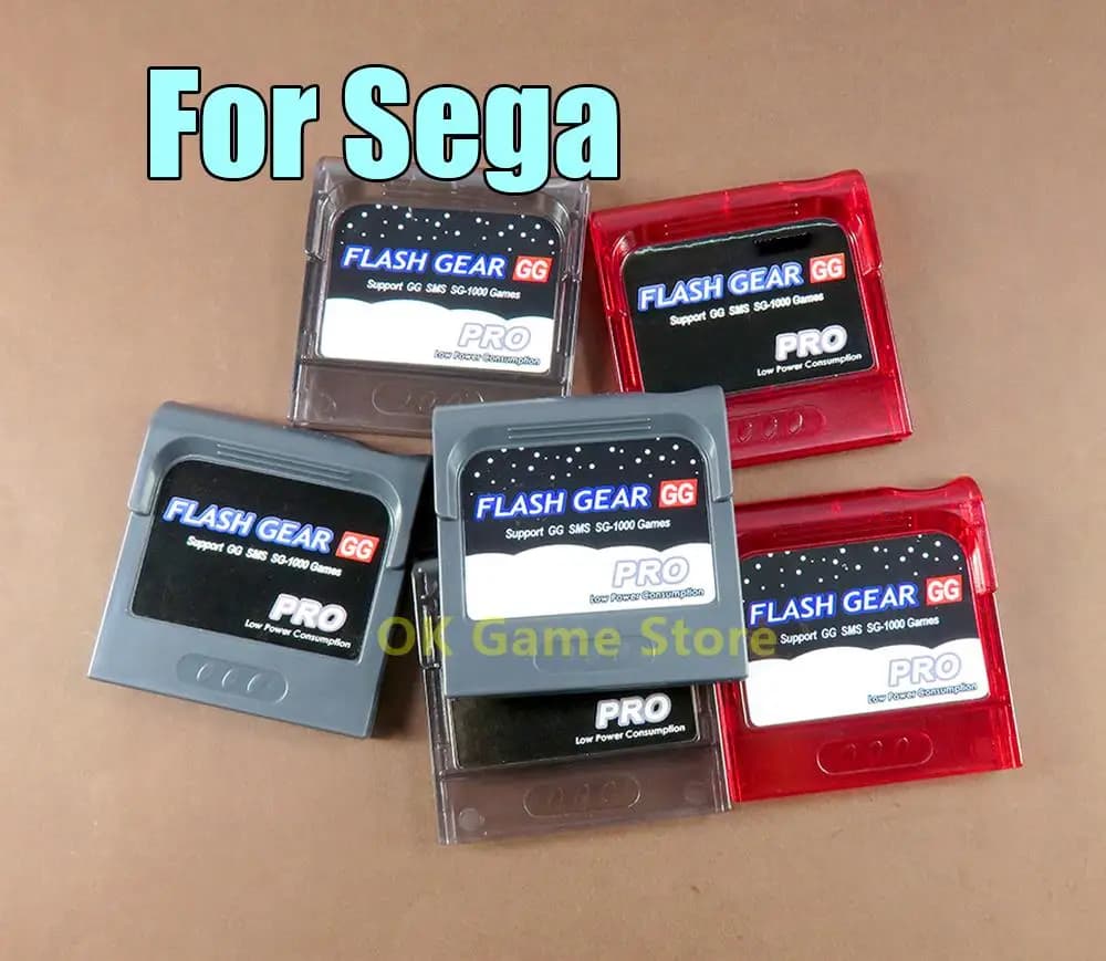 10pcs/lot Replacement Game Card Housing Box Case With Label Game Cartridge Housing Shell Card Case for Sega Game Gear GG