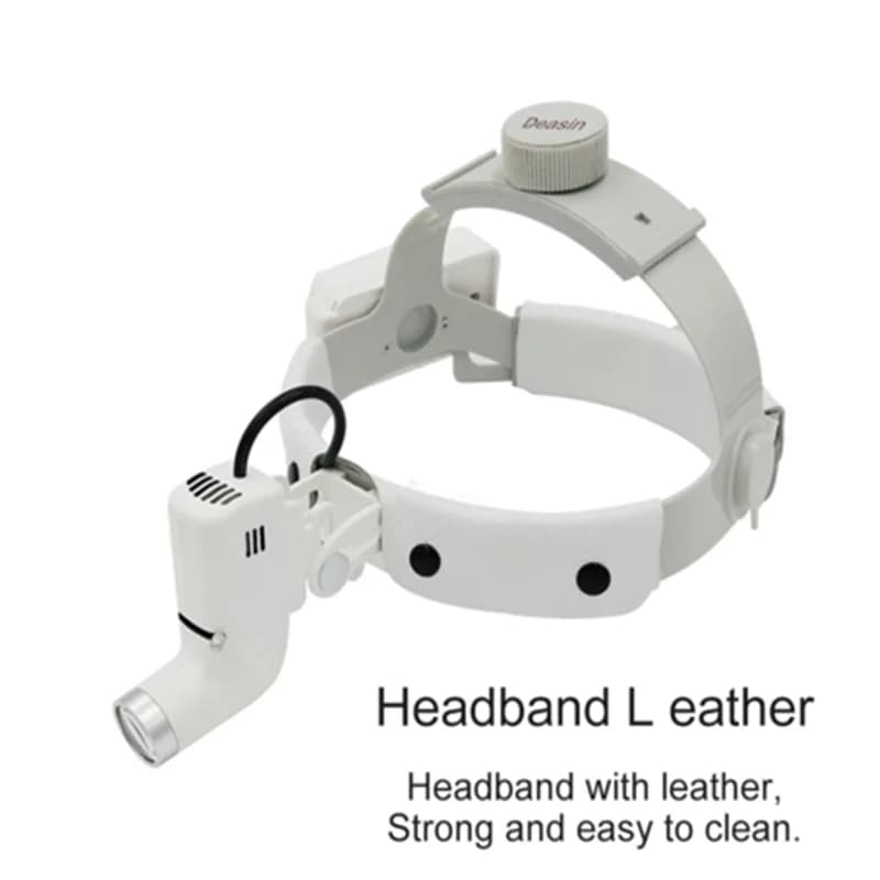 Lampada frontale a LED dentale ORL da 5 W per lenti binoculari Luminosità spot Lampada frontale da laboratorio odontoiatrico regolabile Faro chirurgico