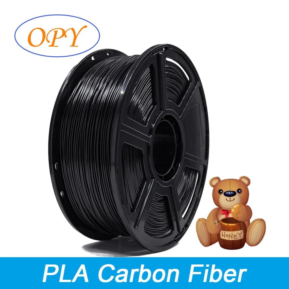 3D Printing Material Pla with carbon fiber filament 1Kg 10M 100G Sample 1.75 mm Black color handle