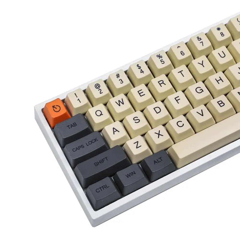 YMDK 61 64 68 ANSI Dye Sub Carbon personalizza Keyset profilo OEM Thick PBT Keycap per tastiera meccanica MX GH60 SP64 GK64 Tada68