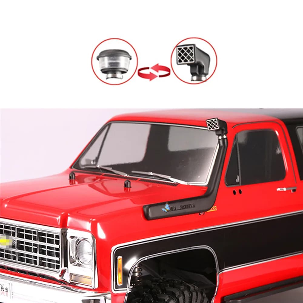 Kit Snorkel Suction Kit Air Lift Pre Filter Cleaner For 1/10 TRX4 K5 BLAZER RC Crawler Accessories Car
