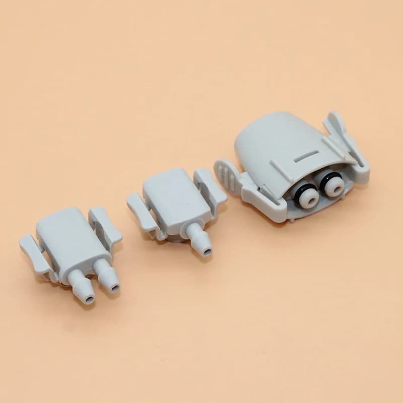 5 NIBP blood pressure bracelet connectors for Welch Allyn Hillrom ProPaq 244 monitor, single/double channel air tube connector.