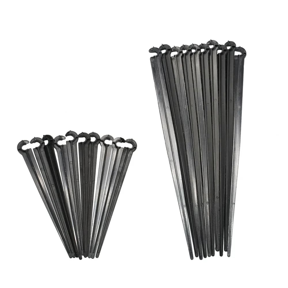 50-1000PCS Garden pipe 1/4 "11cm 20cm Support bracket for fixed stems in the shape of "C" 4/7mm Drop irrigation pipe Ground insert
