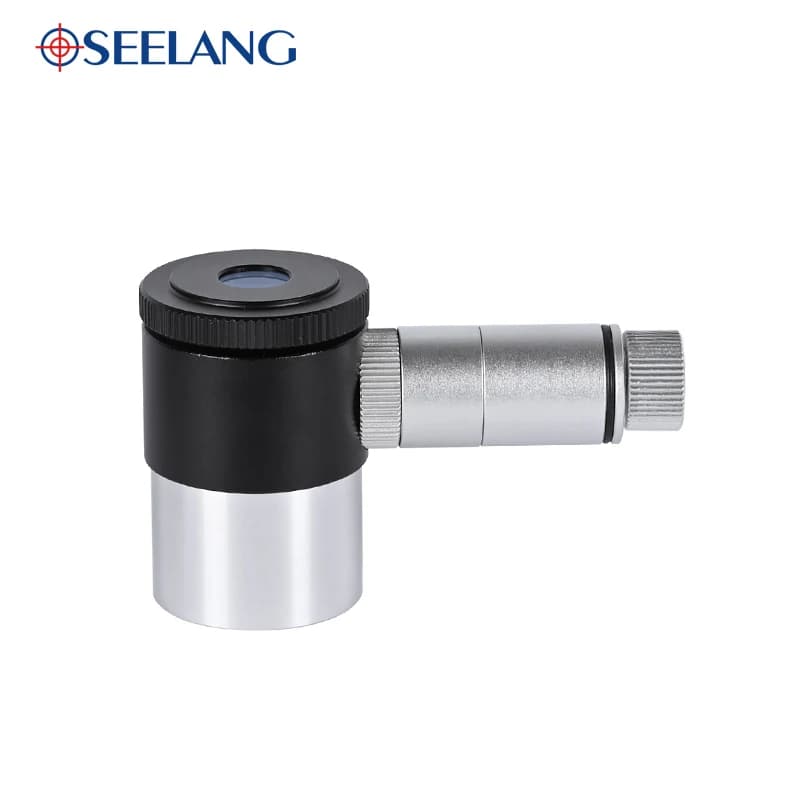 OSEELANG 1.25 "Oculare illuminato 12.5mm Doppia linea Croce Reticolo Oculare 4 Plossl Design 40 De FOV Telescopio astronomico