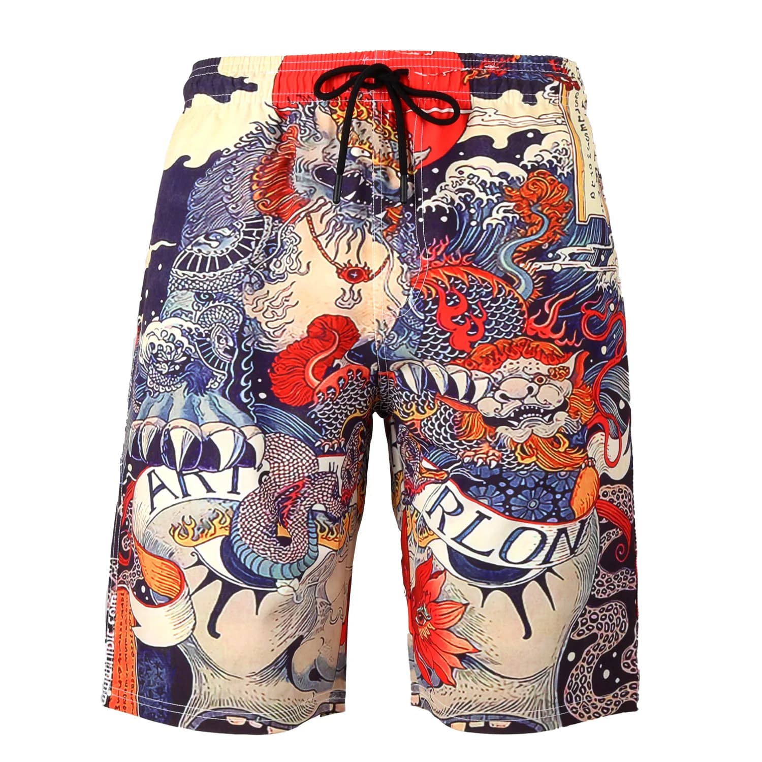 Pantaloncini da bagno da uomo Costumi da bagno Costume da bagno Pantaloncini da surf Costumi da bagno estivi Pantaloncini da spiaggia sportivi ad asciugatura rapida Bermuda Taglie forti 6XL