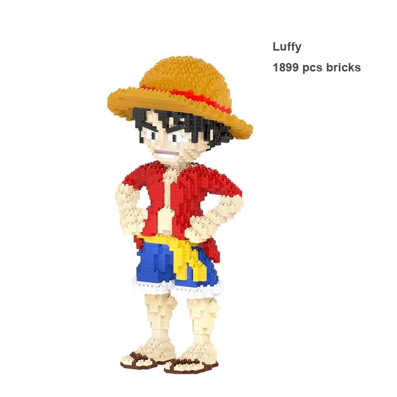 Blocchi di costruzione Anime Mini mattoncini fai-da-te modello di assemblaggio Mirco Blocks regali giocattoli per bambini blocchi 1899 pezzi