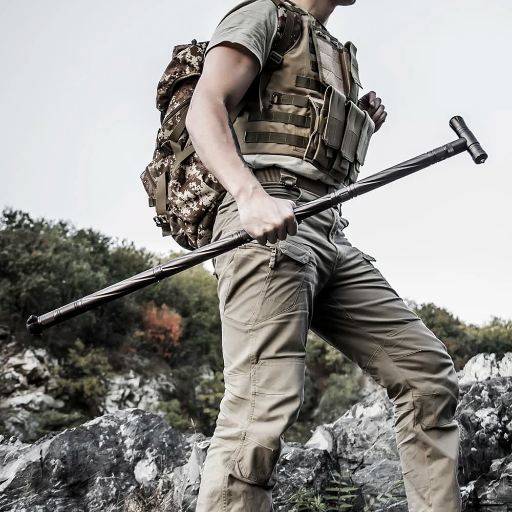 Trekking Sticks, Camping & Hiking Tool, Multifunctional Survival Kit, Emergency Equipment