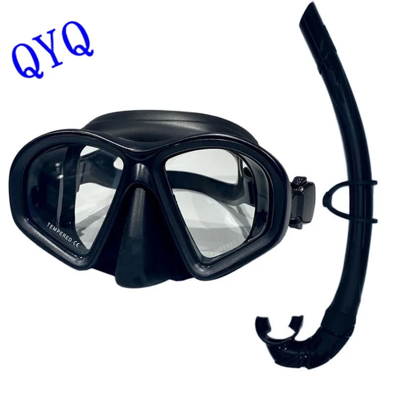 Professional underwater mask silicone skirt snorkeling suit for adults glasses underwater mask