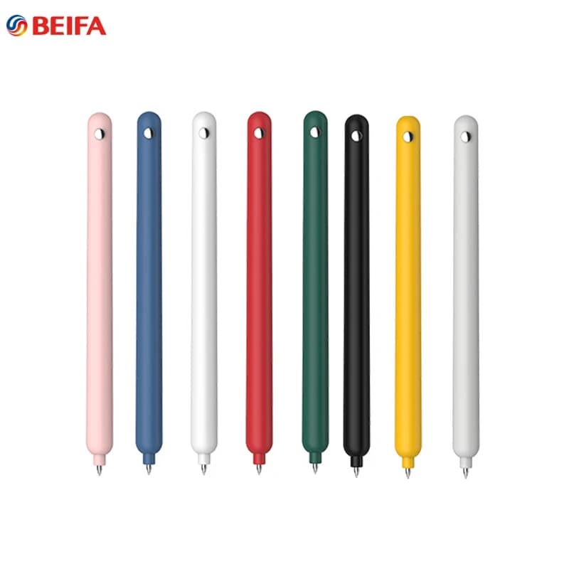 BeiFa penna Gel rotante semplice 0.5MM Rollerball con inchiostro nero pyou muslimaesa-caneta forniture di cancelleria per studenti di scuola per ufficio aziendale